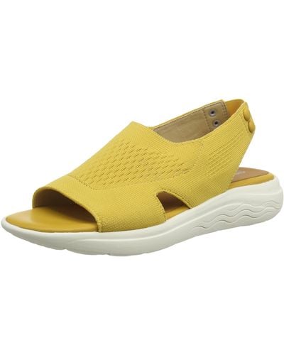 Geox D Spherica Ec5 D Sandals - Yellow