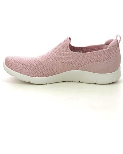 Skechers Arch Fit Refine Slip On Ros Rose S Trainers 104545 - Pink