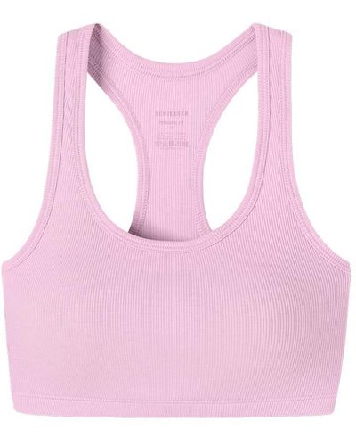 Schiesser Personal Fit Rippe Cups Bustier - Pink