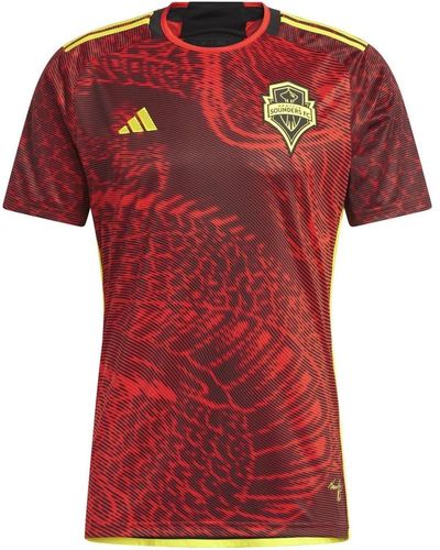 adidas Seattle Sounders Fc 2023/24 Away Jersey - Red