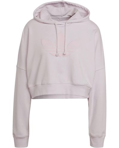 adidas Originals Cropped Hoodie - Grau