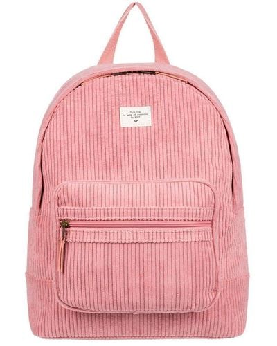 Roxy Medium Corduroy Backpack For - Pink