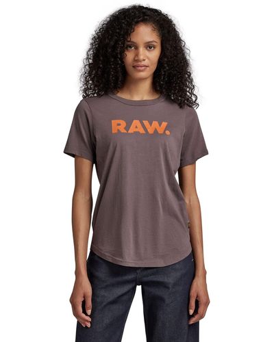 G-Star RAW RAW. Slim T-Shirt - Viola