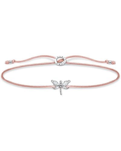 Thomas Sabo Armband Schmetterling weiße Steine 925 Sterlingsilber - Natur