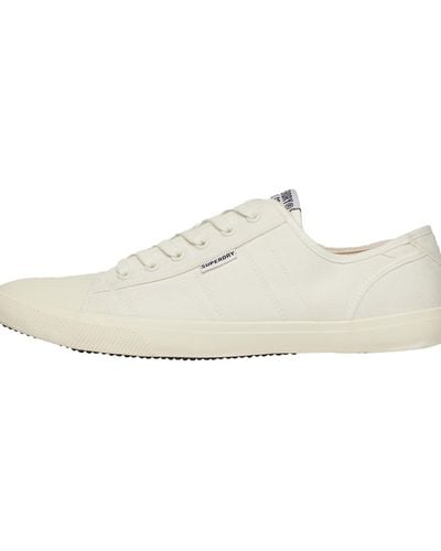 Superdry Vegan Low Pro Classic Sneaker MF110258A White 8 Hombre - Blanco