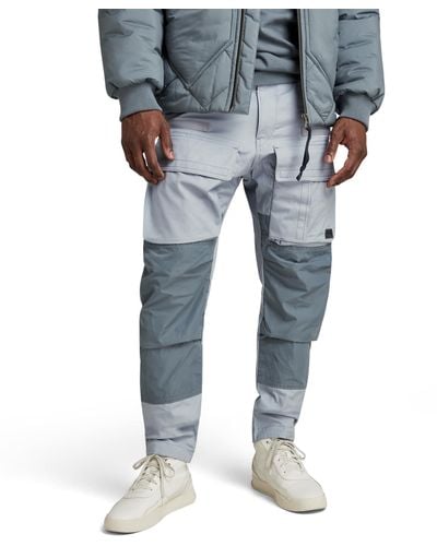 G-Star RAW 3d Regular Tapered Cargo Pants Voor - Blauw