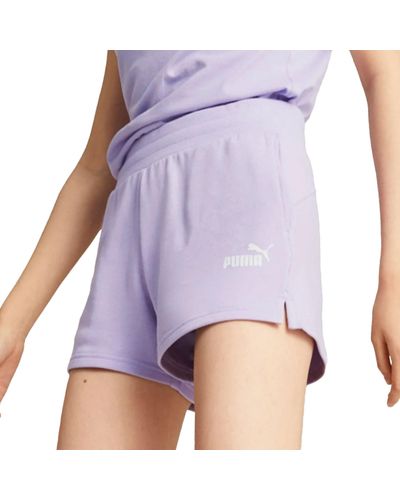 PUMA Essentials Sweat-Shorts MVivid Violet Purple - Lila