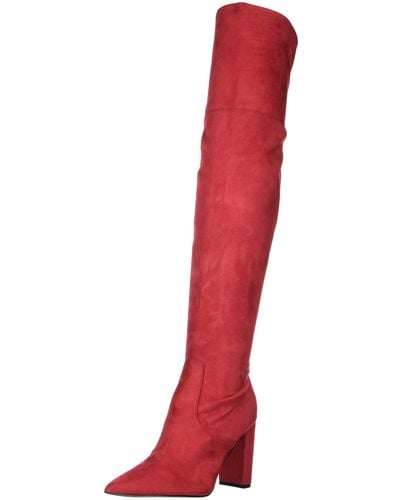 Nine West Daser Over-the-knee Boot - Red