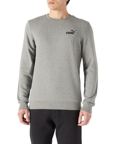 PUMA Essentials Sweatshirt Met Klein Logo - Grijs