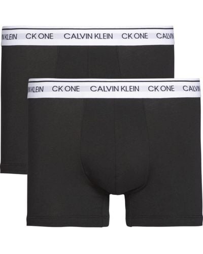 Calvin Klein Boxer Lot De 2 Caleçon Coton Stretch - Noir
