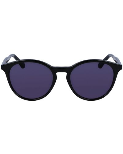 Calvin Klein Ck23510s Round Sunglasses - Black