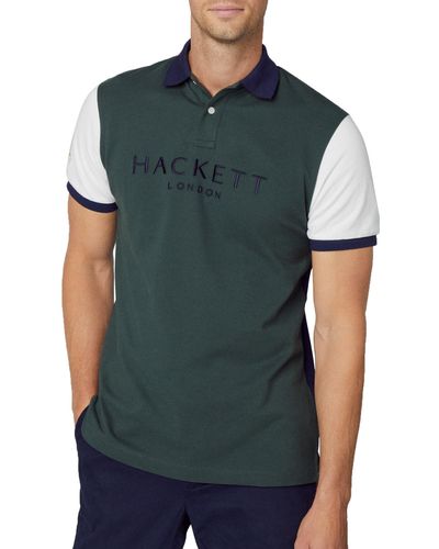Hackett Heritage Multi Polo Polohemd - Grün
