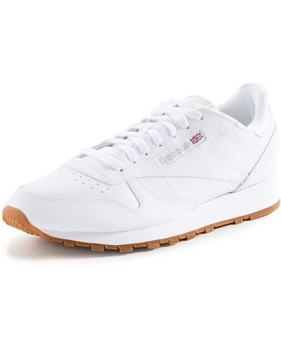 Reebok Unisex Adult Classic Leather Sneaker - White