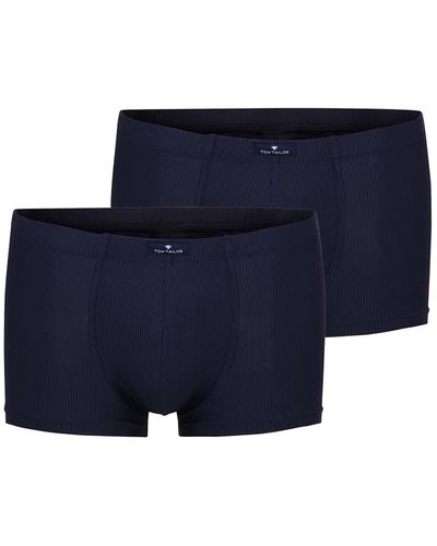 Tom Tailor Pants Boxershorts Unterhosen 2er Pack M - Blau