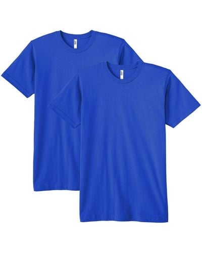 American Apparel Fine Jersey T-shirt - Blue