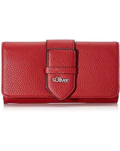 S.oliver RED LABEL Portemonnaie mit Zierriegel - Rot