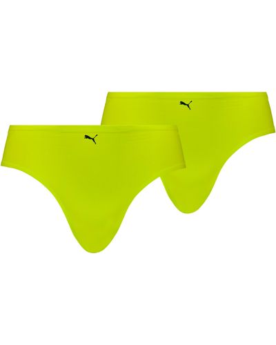 PUMA Bikini Underwear - Yellow