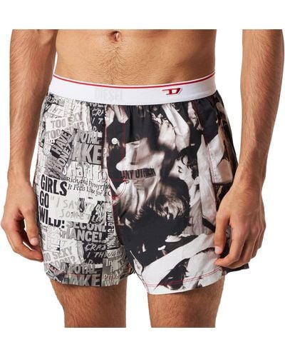 DIESEL Uubx-stark-el Boxer Shorts - Grey