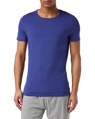 Sloggi Men GO Shirt O-Neck Slim Fit Unterhemd - Blau