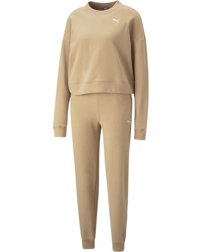 PUMA Combinaison Loungewear XS Dusty Tan Beige - Neutre