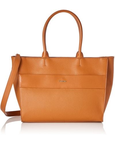 Calvin Klein Borsa Tote Bag Donna Daily Dressed con Zip - Marrone