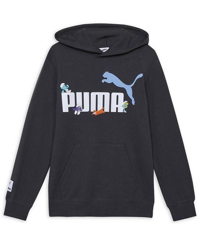 PUMA X The Schtroumpfs Graphic Hoodie TR Sudation - Bleu