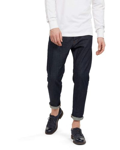 G-Star RAW Loic Relaxed Tapered Jeans Voor - Blauw