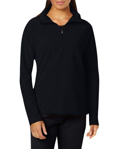 Columbia Glacial Iv Print Half Zip Pullover Sweater - Black