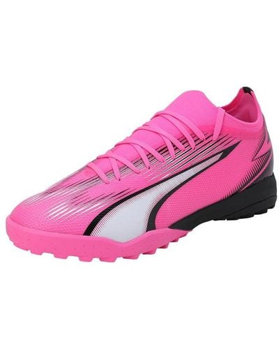 PUMA Chaussures de Football Ultra Match TT 41 Poison Pink White Black - Violet