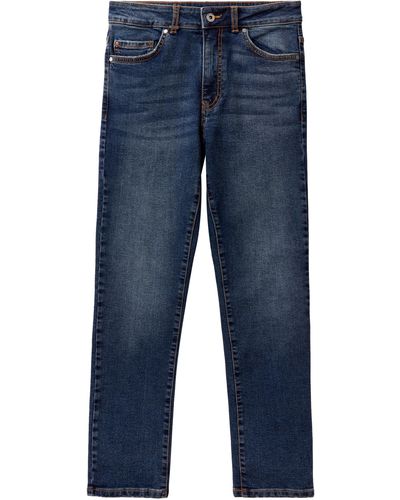 Benetton Pantalone 4OTADE00H Jeans - Blu
