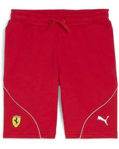 PUMA Jugendliche Scuderia Ferrari Race Motorsport Shorts 140Rosso Corsa Red - Rot