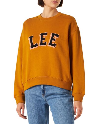 Lee Jeans Crew SWS Sweatshirt - Orange