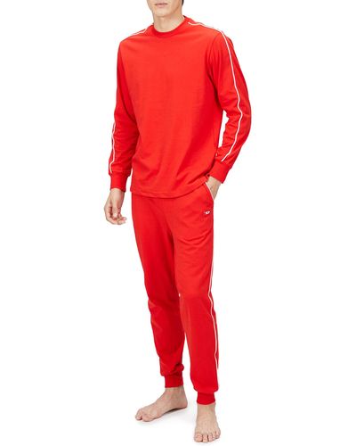 DIESEL Umset-willyper Pyjamaset - Rot