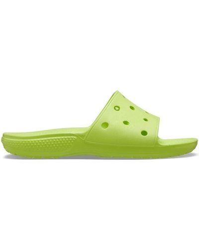 Crocs™ Classic Slide Limeade Size 12 Uk - Green