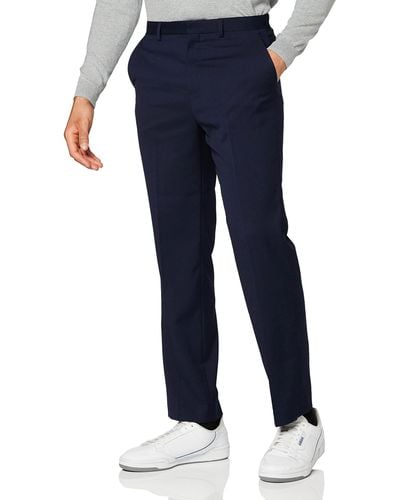 FIND Regular Fit Suit Trousers - Blue