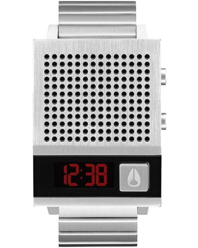 Nixon S Digital Watch With Stainless Steel Strap A1266-000-00 - Grey