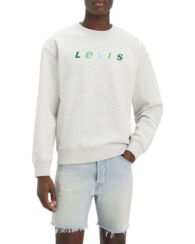 Levi's Relaxd Graphic Crew - Blanco