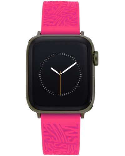 Steve Madden Cinturino in silicone alla moda per Apple Watch - Rosa