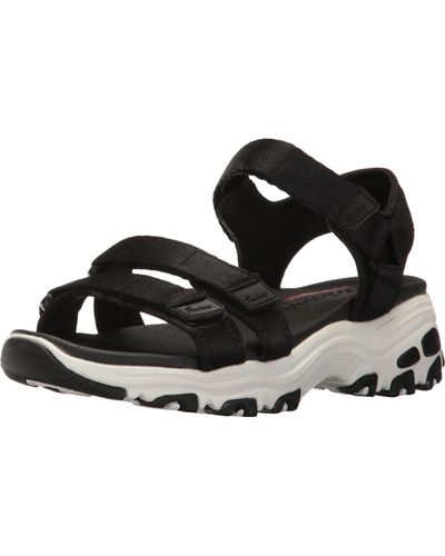 Skechers Flat sandals for Women | Online Sale up to 59% off | Lyst
