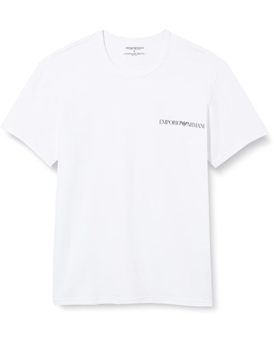 Emporio Armani Crew Neck Core Logoband 2-Pack T-Shirt - Weiß