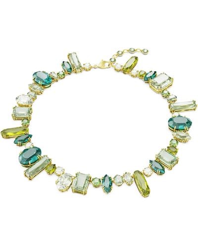 Swarovski Collar gema - Verde
