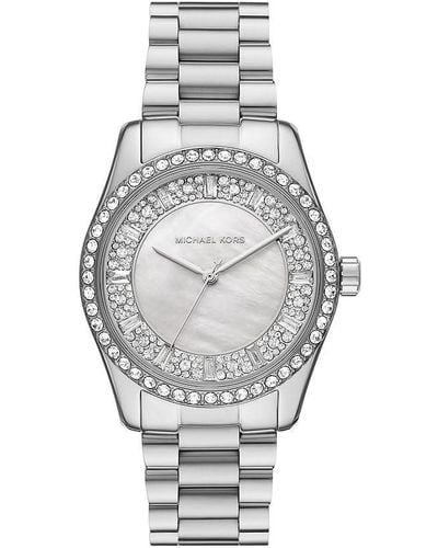 Michael Kors Lexington Mk7445 Wristwatch For Women - Metallic