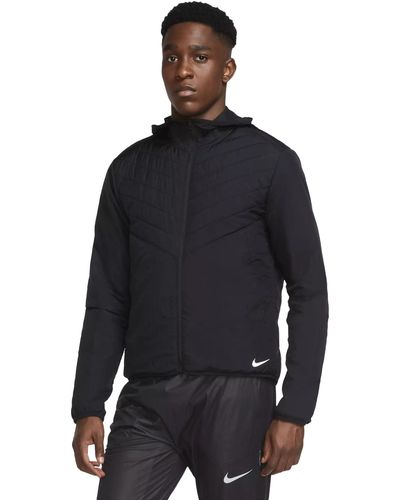 Nike DJ0569-010 Veste à capuche pour homme Noir Taille M