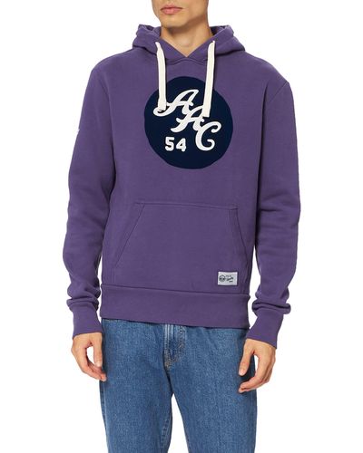 Superdry Aac Graphic Hood Bb - Paars