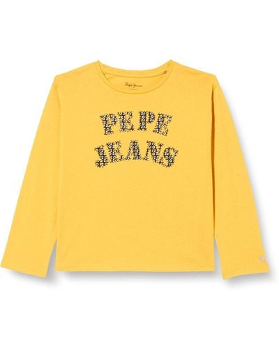 Pepe Jeans Barbarella Camisetas Niñas - Amarillo