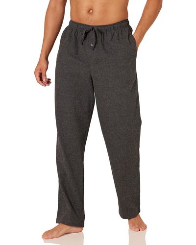 Amazon Essentials Flannel Pajama Pant Bottoms - Gris