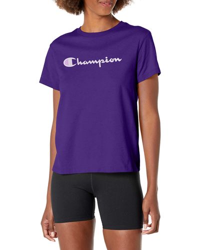 Champion Womens Classic Tee - Purple