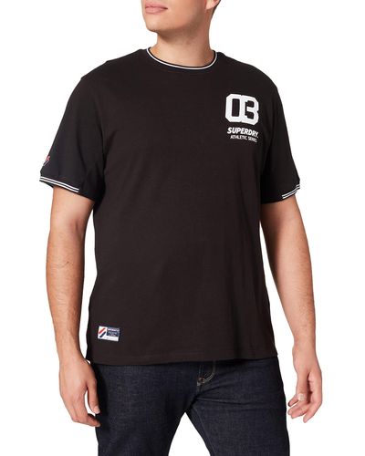 Superdry Strikeout tee Camiseta - Negro