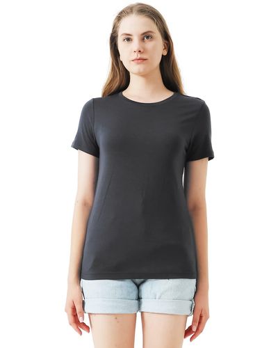 HIKARO T-Shirt aus 100% Merinowolle - Hochwertig und Komfortabel - Atmungsaktiv und Geruchsneutral - Baselayer für Sport und - Schwarz