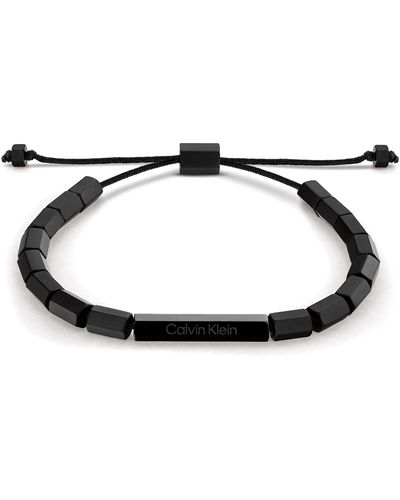 Calvin Klein Armband mit Knebelverschluss für Kollektion LATCH - 35000276 - Schwarz